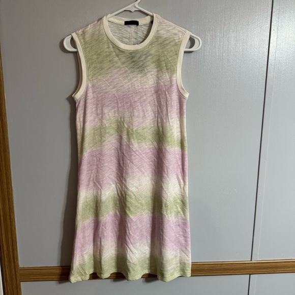 ATM Anthony Thomas Melillo Watercolor Stripe Mini Dress Size XS - Picture 1 of 15